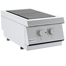 Virtus & Mastro electric hob with 2 rotating cast iron plates, each 3 kW, table model