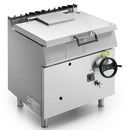 Virtus & Mastro Gas-Kippbratpfanne, Kapazität 60 Liter, Edelstahl-Becken