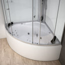 Mazur MUE-AF1515 WEISS Duschkabine mit Badewanne und Hydromassage 150 x 150 x 224 cm