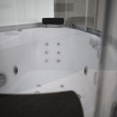Mazur MUE-AF1414 WEISS Duschkabine mit Badewanne und Hydromassage 140 x 140 x 224 cm