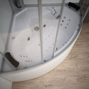 Mazur MUE-AF1515 WEISS Duschkabine mit Badewanne und Hydromassage 150 x 150 x 224 cm