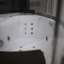 Mazur MUE-AF1515 Schwarze Duschkabine mit Badewanne und Hydromassage 150 x 150 x 224 cm