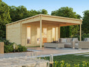 Fjordholz Pultdach Gartenhaus Modell Mali 28 D