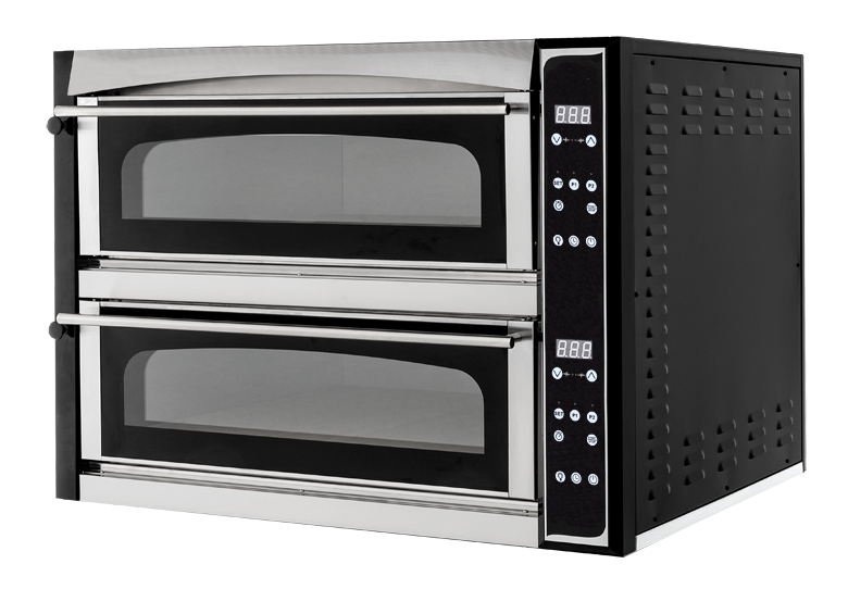 Prismafood Pizza Oven Master99 Digital - 2 chambers - for 18 pizzas of 35 cm each