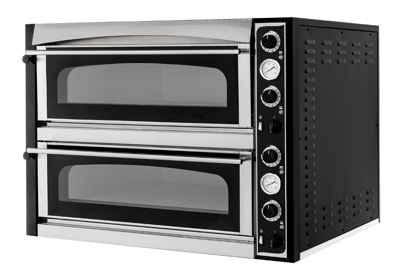 Prismafood Pizza Oven Master99TOP - 2 chambers - for 18 pizzas of 35 cm each