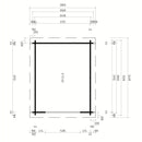 Fjordholz Garden Shed Model Max 44 B