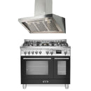 LOFRA - VENEZIA Complete Set Range Cooker 90 cm wide and Professional Extractor Hood 