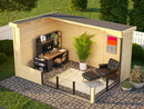 Fjordholz Gartenhaus Modell Mia 28 C