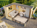 Fjordholz Gartenhaus Modell Mia 28 D