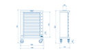 KSF Haehnchengrill Muenchen 8 Standard BG - Elektro