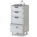 Virtus & Mastro Gas-Dampfkochkammer mit 3 Kammern