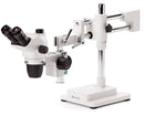 Euromex NZ.1703-B, NexiusZoom EVO, 6,5x bis 55x, Doppelarm-Galgenstativ, ohne Beleuchtung, Trino