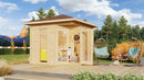 Fjordholz Gartenhaus Modell Nelly 28 D