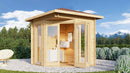 Fjordholz Gartenhaus Modell Nina 44 D