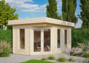 Fjordholz Gartenhaus Modell Nora 44 B Modern