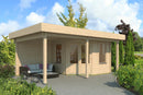 Fjordholz Gartenhaus Modell Nora 44 G Klassik