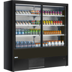 NordCap COOL-LINE wall-mounted refrigerated display cabinet OLIMPO 120 with sliding doors – Vorschau 2