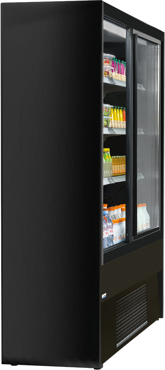 Vitrine réfrigérée murale NordCap COOL-LINE OLIMPO 100 avec portes coulissantes