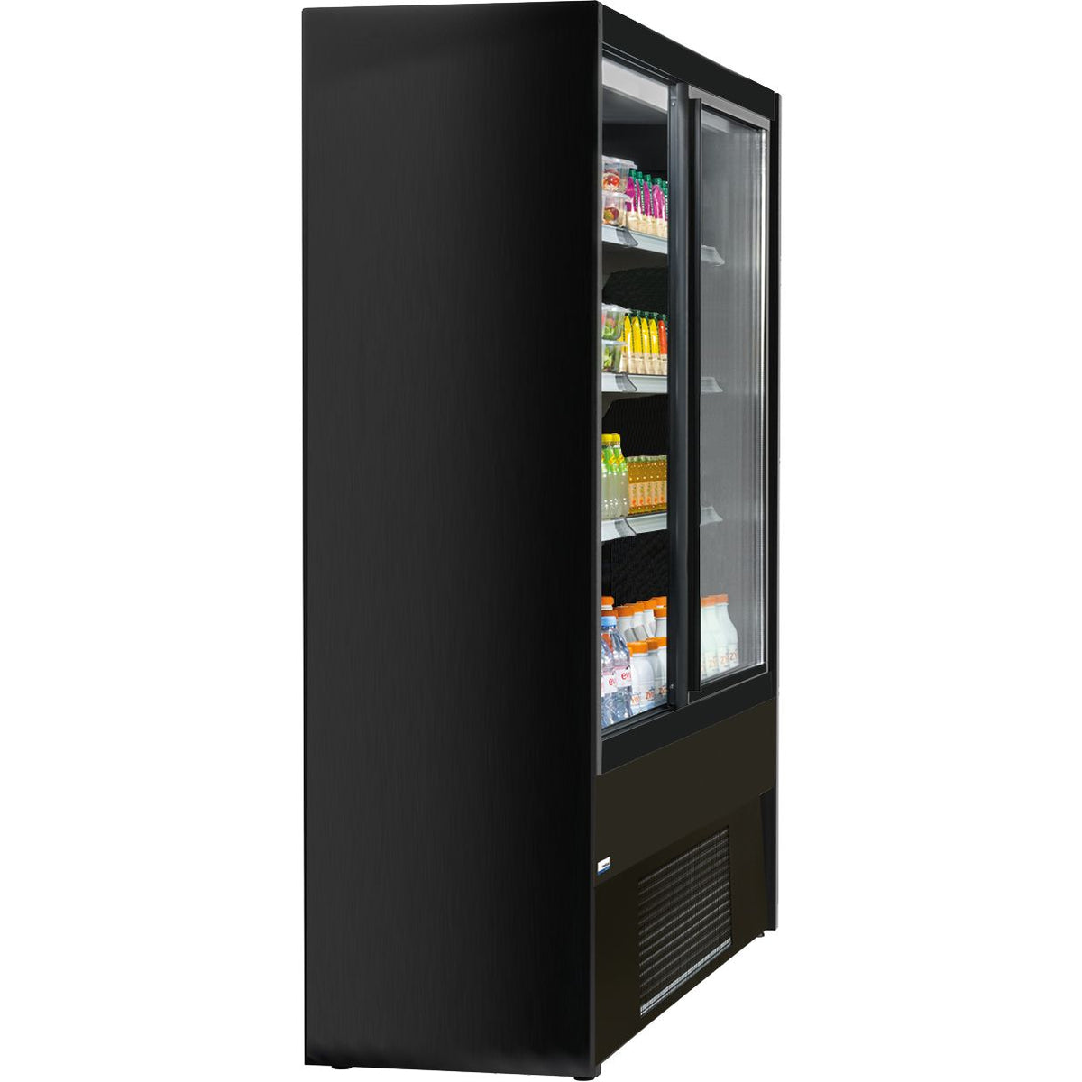 NordCap COOL-LINE wall-mounted refrigerated display cabinet OLIMPO 120 with sliding doors