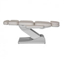 Table de soins esthétiques Soleni Oasis, 3 sections, 4 moteurs, hauteur réglable, accoudoirs rabattables