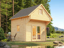 Fjordholz Satteldach Gartenhaus Modell Ontario 44