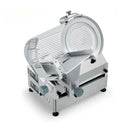 Virtus & Mastro Aufschnittmaschine, Schrägschneidermodell, Messer ø 300 mm, mit motorbetriebenem Wagen