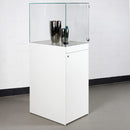 Form Department PODIUM.N17 – Haubenvitrine mit ausziehbarer Präsentationsfläche