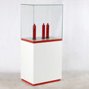 Form Department PODIUM.X25 – Haubenvitrine breit, duo-color, hohe Haube