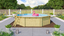 Karibu “Pool Modell 3” ca. 5,1x5,1m aus Holz (kesseldruckimprägniert)