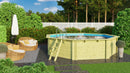 Karibu “Pool Modell 3” ca. 5,1x5,1m aus Holz (kesseldruckimprägniert)