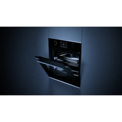 Kueppersbusch steam oven, black, glass front, without design kit, rotary knob, 8+4 functions, 1 TAZ, external steam generator – Vorschau 3