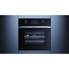 Kueppersbusch Pyrolyse-BO, Schwarz, Glasblende, ohne Designkit, Drehknebel, 6+1 Fkt., 1 TAZ, 340°C Pizzafunktion – Vorschau 2