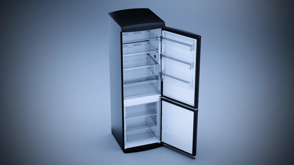 Kueppersbusch Retro-Kühl-Gefrier-Kombi, 60cm, Schwarz Matt, NoFrost, IonClean, EEK D, 230+100 Liter