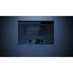Kueppersbusch Mikrowelle m. Grill, 38er Nische, MattBlack, Grifflos, Drehknebel, 3 Fkt., Linksanschlag – Vorschau 2