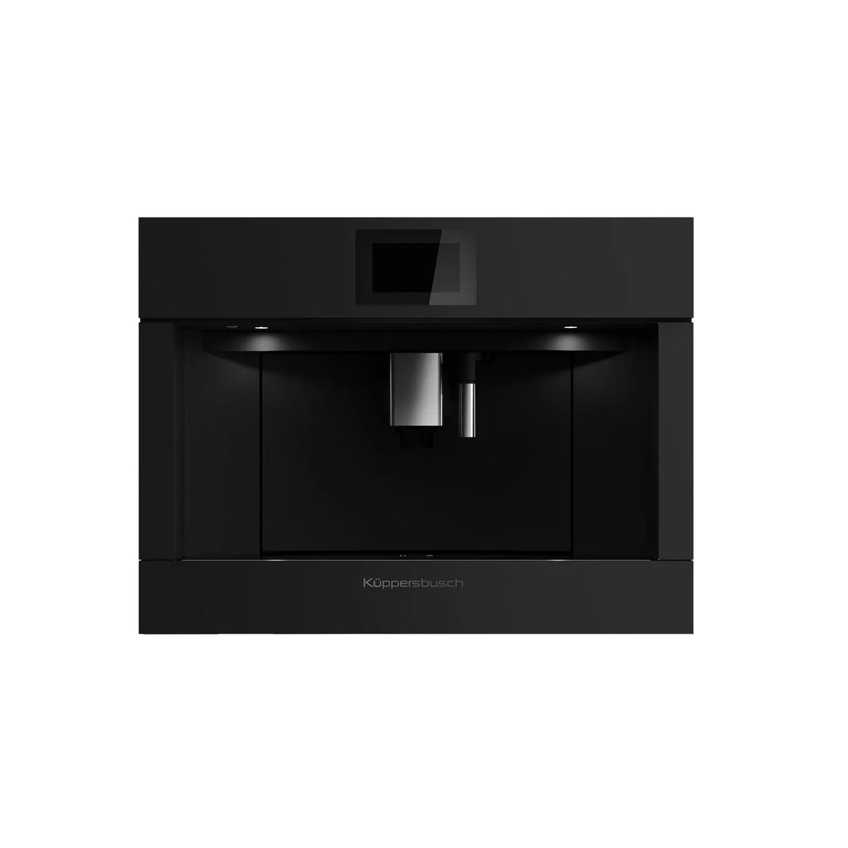 Kueppersbusch Compact-Kaffeevollautomat, MattBlack, ohne Designkit, Glasblende, TFT Touch Display, Milch-Fkt., Wassertank
