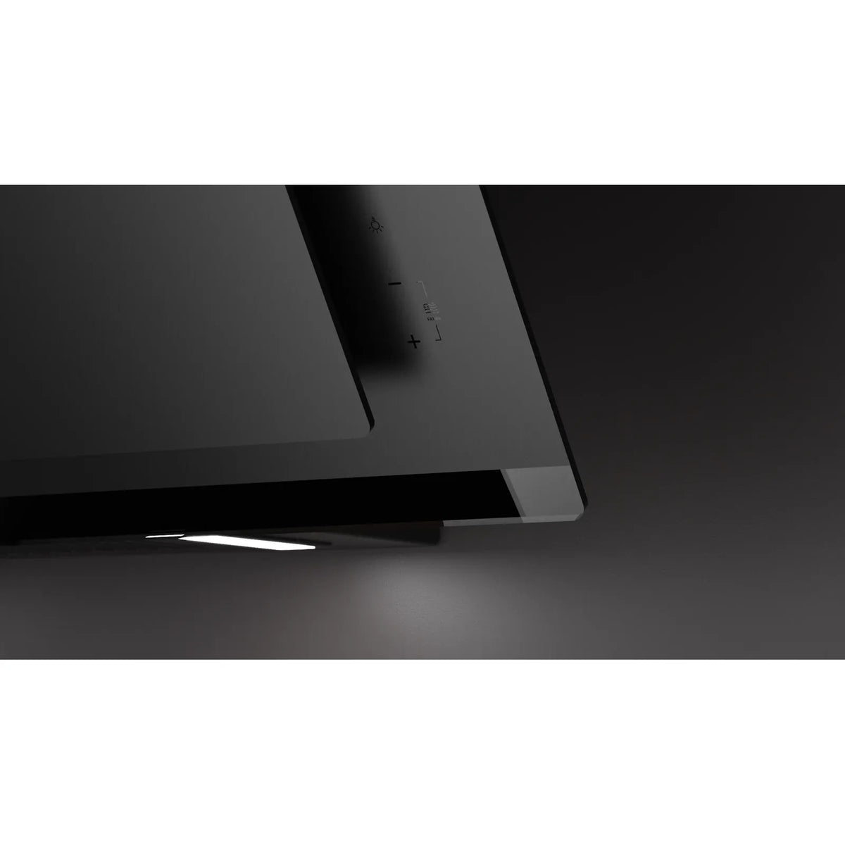 Kueppersbusch Dunsthaube, Kopffreiheit, 80cm, MattBlack, Touchcontrol, EEK A+, 726m3/h, FreshAir, Randabsaugung, LED