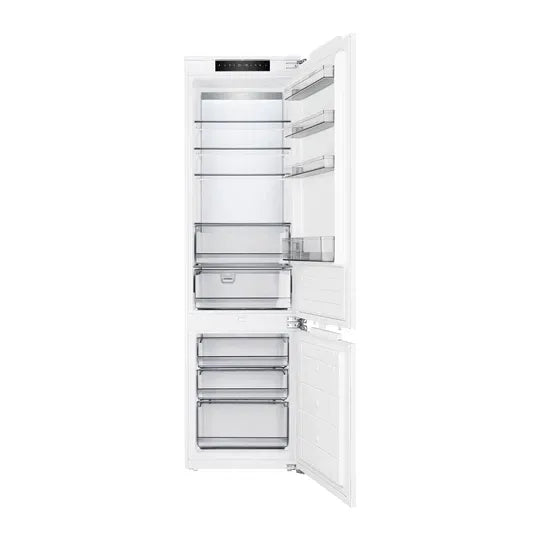 Kueppersbusch Einbau-Kühl-Gefrierkombi, 193cm/70cm Nische, NoFrost, LED-Rückwand, Elektr. Steuerung, chillerZone, EEK E, 257+84 Liter, Schlepptürtechnik