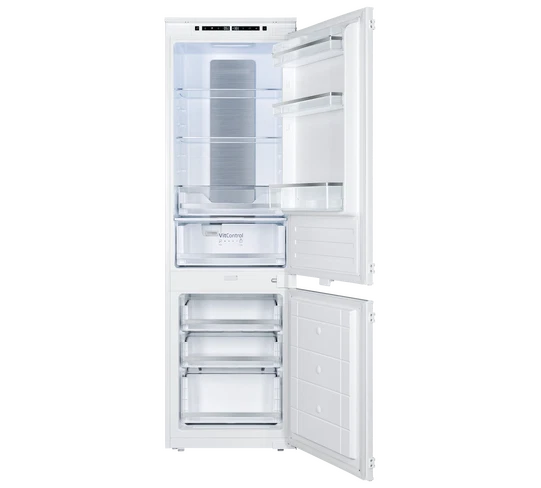 Kueppersbusch Einbau-Kühl-Gefrierkombi, 178cm Nische, NoFrost,metallische-Rückwand, Elektr. Steuerung, chillerZone, EEK E, 177+67 Liter, Festtürtechnik