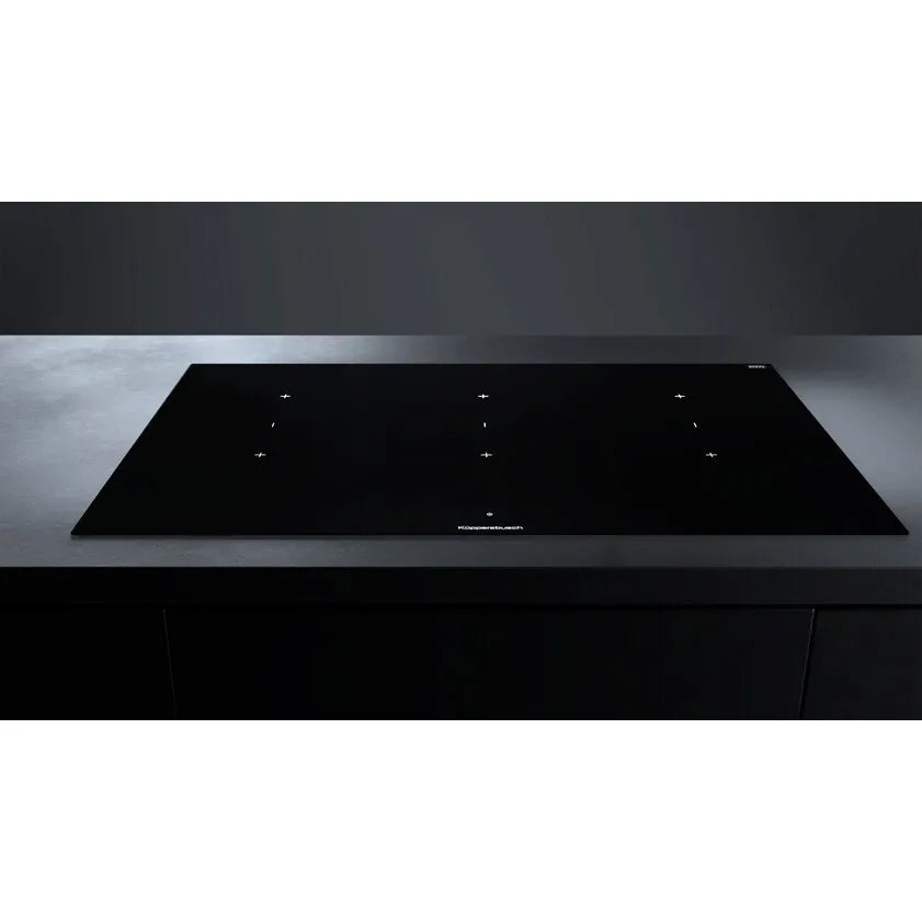 Kueppersbusch cooktop, 80 cm, Miradur, 6 induction zones, 3 flex zones, glideControl, 11 power levels, 3 special functions, frameless