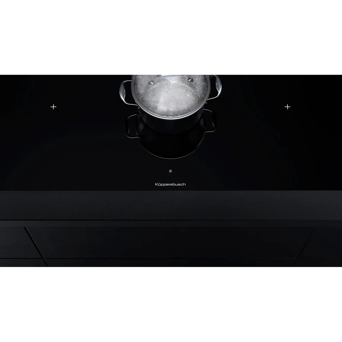 Kueppersbusch cooktop, 80 cm, Miradur, 6 induction zones, 3 flex zones, glideControl, 11 power levels, 3 special functions, frameless