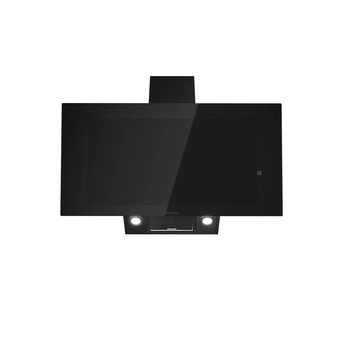 Kueppersbusch Dunsthaube, Kopffreiheit, 90cm, Schwarz, Touchcontrol, EEK A+, int. 698m3/h, Randabsaugung, LED