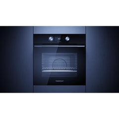 Kueppersbusch Pyrolysis Oven, Black, Glass Panel, Stainless Steel Design Kit, Rotary Knob, 9 Functions, 1 TAZ – Vorschau 1
