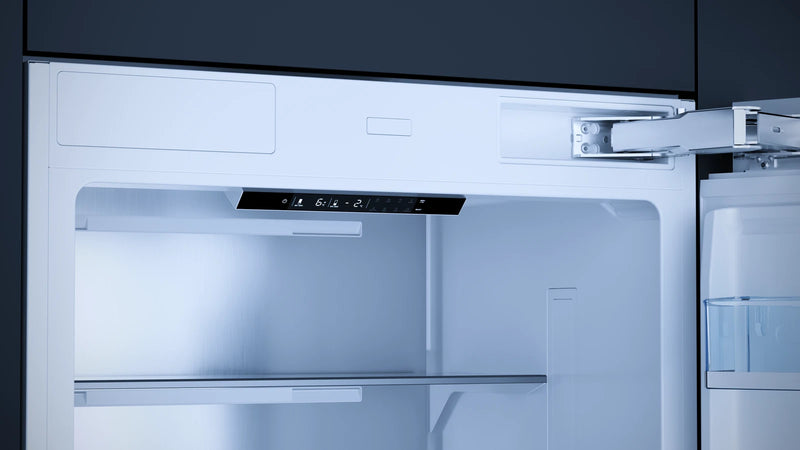 Kueppersbusch American Design Kühlgerät, 213 cm Nische, Wasserspender, Chiller Zone, EEK E,  470 Liter, Festtürtechnik