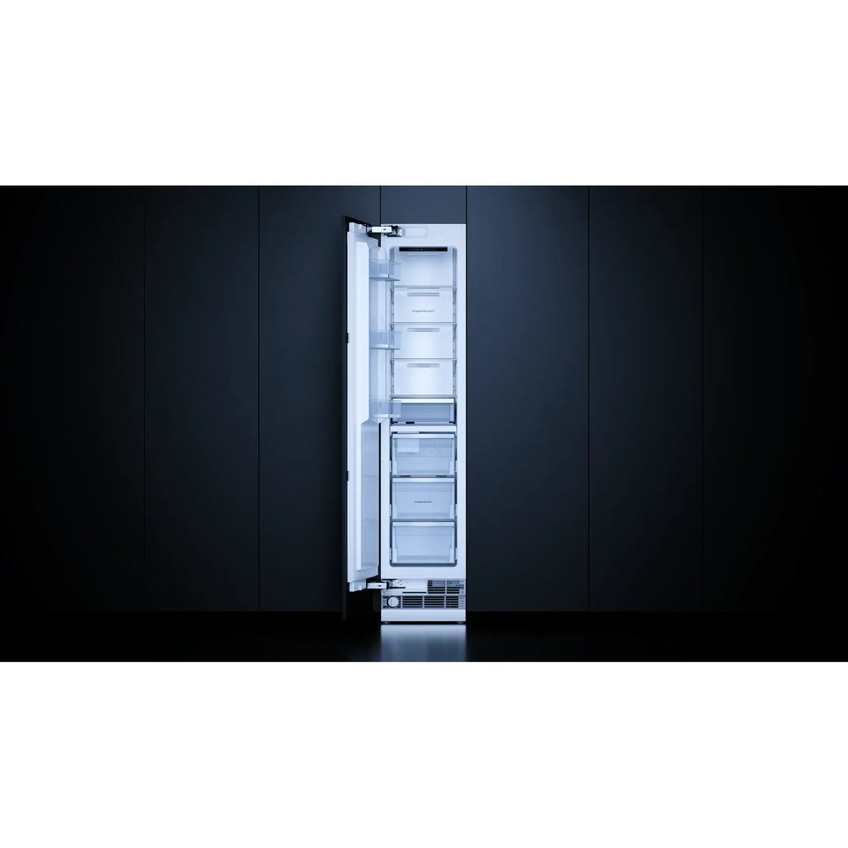 Kueppersbusch American Design Freezer, 213 cm Niche, Ice Maker, NoFrost, 245 Liters, Energy Efficiency Class E, 245 Liters, Fixed Door Technology