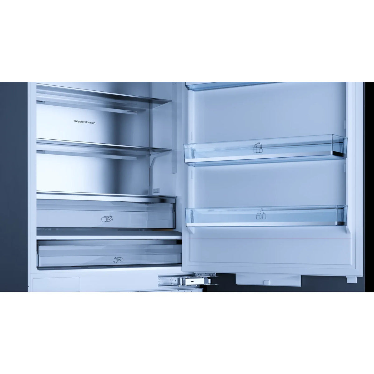 Kueppersbusch American Design Kühl-Gefrier-Kombi, 213 cm Nische, Ice maker, Wasserspender, NoFrost, Chiller Zone, , 399+157 Liter