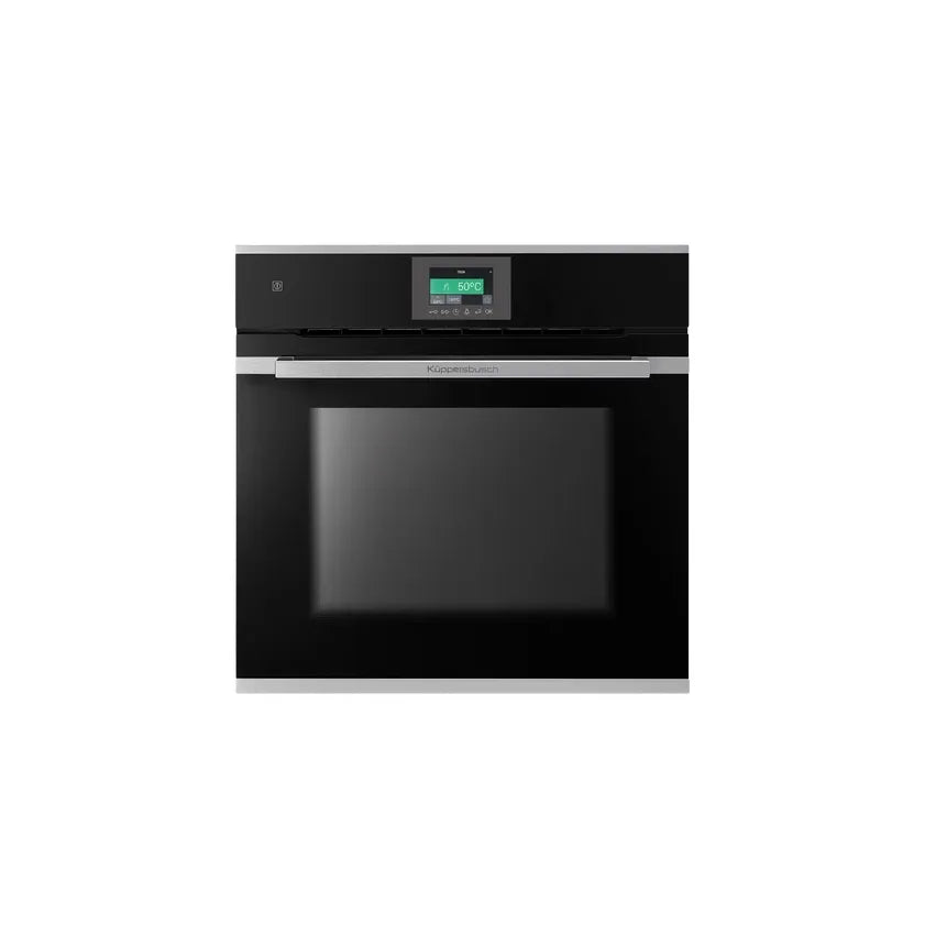 Kueppersbusch Pyrolysis Oven, Black, Glass Front Panel, without Design Kit, TFT Display, Touch Control, 14+8 Functions, 1 TAZ