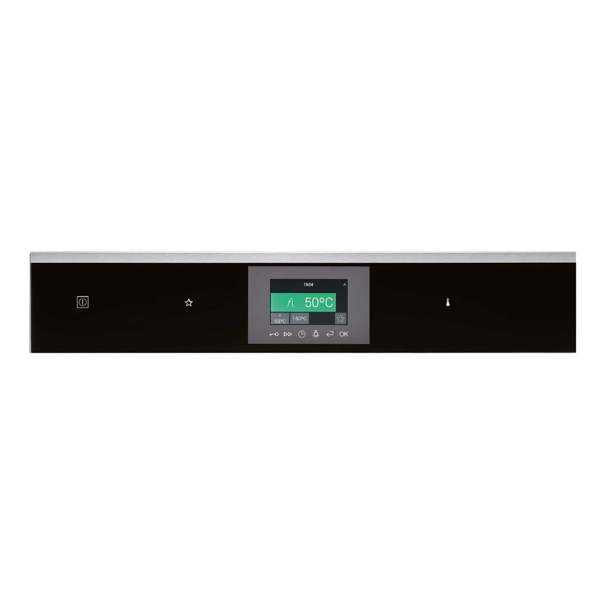 Kueppersbusch Compact-Pyrolyse-BO, Weiß, Glasblende, ohne Designkit, TFT-Display, Touchcontrol, 14+8 Fkt.