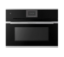 Kueppersbusch Compact-Mikrowellen-BO, Schwarz, Glasblende, ohne Designkit, TFT-Display, Touchcontrol, 16+8 Fkt.