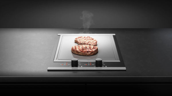 Kueppersbusch VarioLine-Kochfeld, 38 cm, 2 Teppan Yaki Grillzonen, knobControl, Rahmenlos/ED-Profile