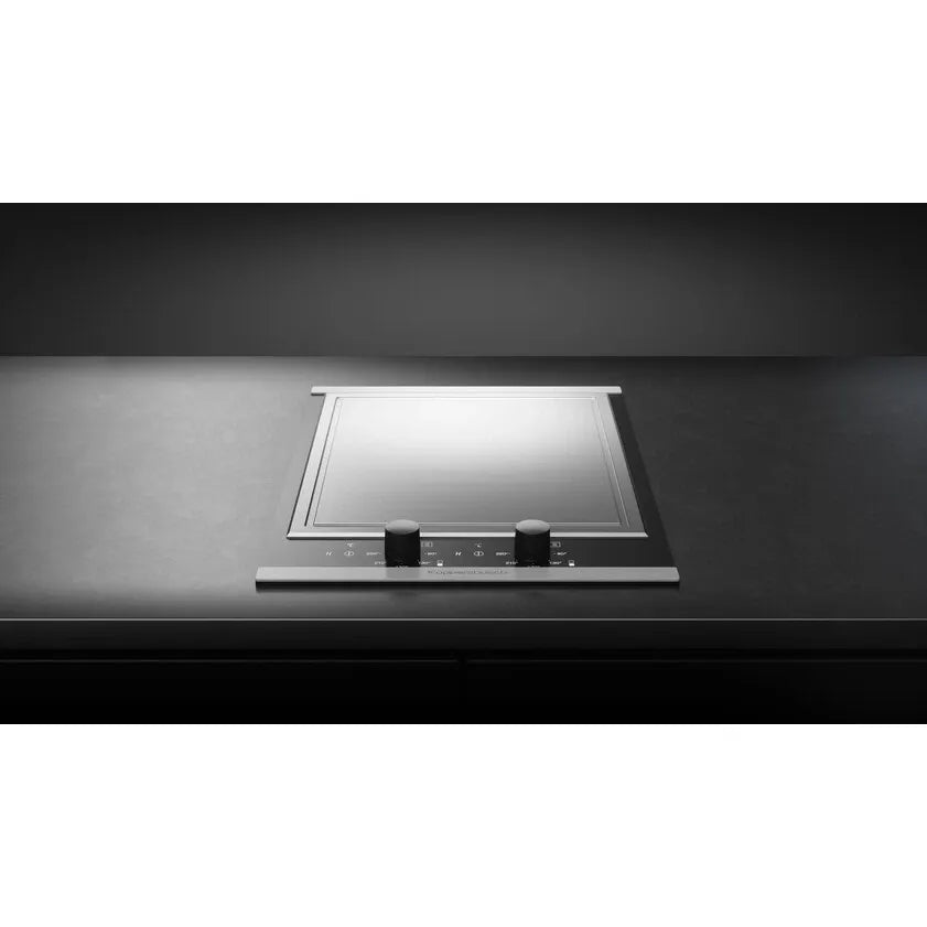 Kueppersbusch VarioLine cooktop, 38 cm, 2 Teppan Yaki grill zones, knobControl, frameless/ED profiles
